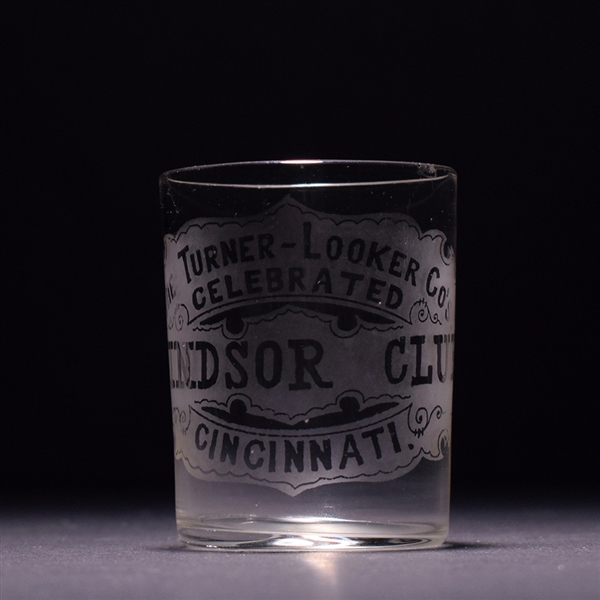 Windsor Club Pre-Prohibition Etched Shot Glass