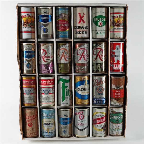 24 Flat Top Cans Lot 6