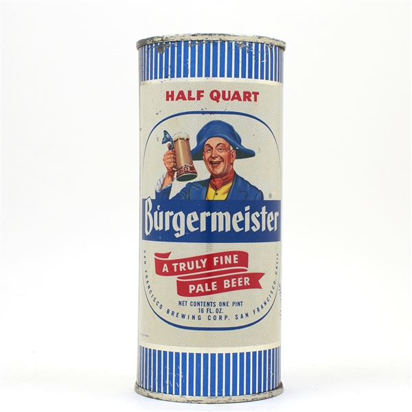 Burgermeister Beer 16 Ounce Flat Top 227-2