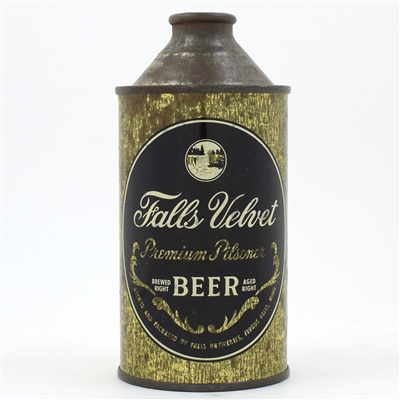 Falls Velvet Beer Cone Top RARE 161-23