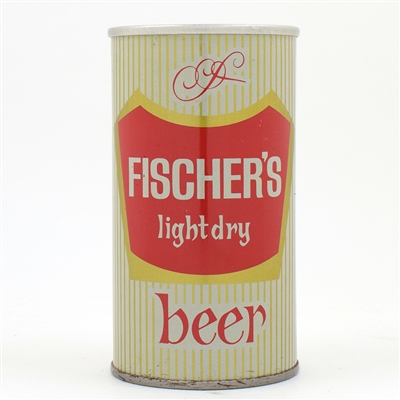 Fischers Beer Pull Tab QUEEN CITY ENAMEL TOUGH 64-37