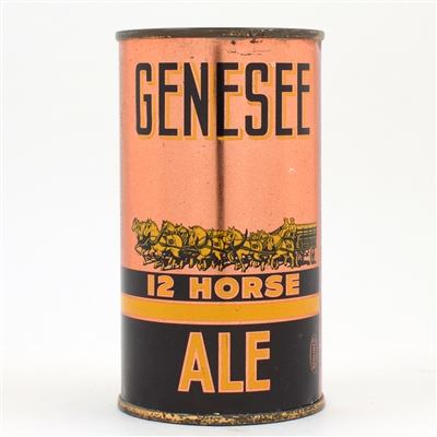 Genesee 12 Horse Ale Flat Top 2-FACES NON-IRTP 68-20