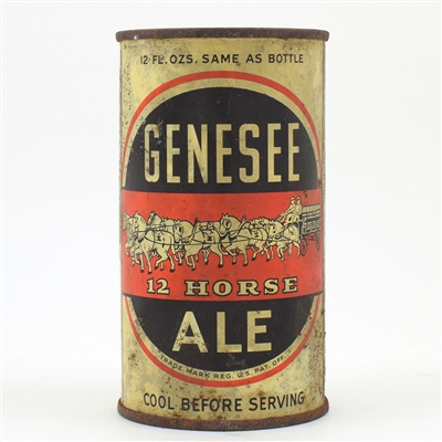 Genesee 12 Horse Ale Long Opener Flat Top TOUGH 68-15 USBCOI 319