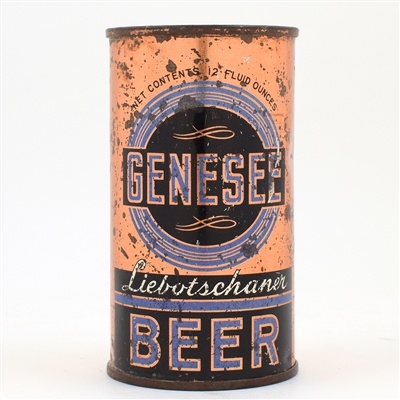 Genesee Liebotschaner Beer Instructional Flat Top RARE 68-27 USBCOI 335