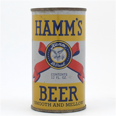 Hamms Beer Instructional Flat Top GRAY ENAMEL RARE CLEAN 79-15 USBCOI 379