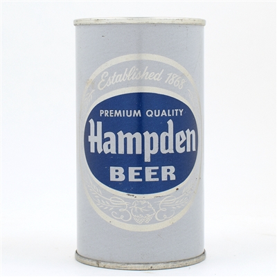 Hampden Beer Flat Top SATIN ENAMEL RARE UNLISTED