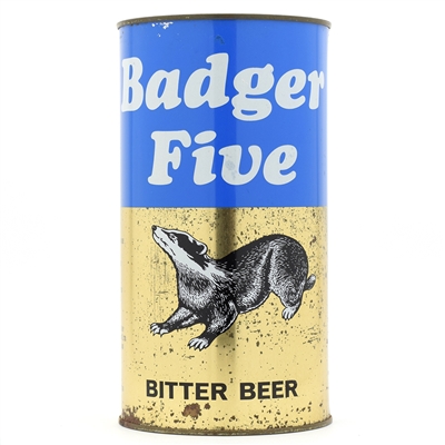 Badger Five Bitter Beer 5 Pint English Party Can