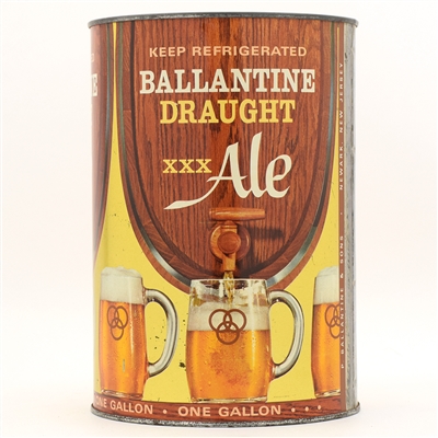 Ballantine Draught Ale Gallon SCARCE CLEAN 244-1