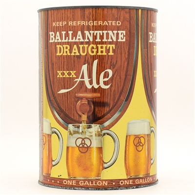 Ballantine Draught Ale Gallon SCARCE CLEAN 244-1