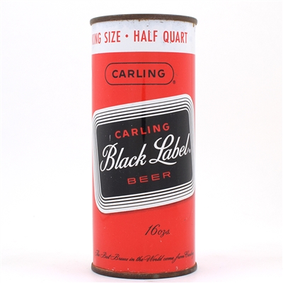 Black Label Beer 16 Ounce Flat Top NATICK 225-10