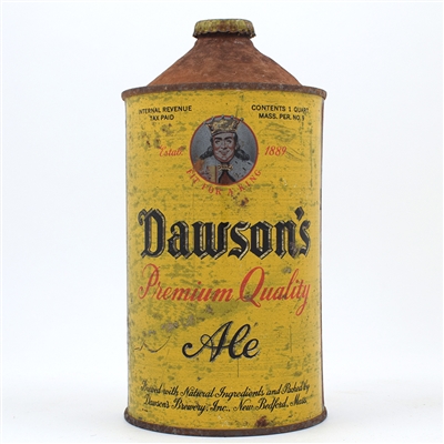 Dawsons Premium Quality Ale Quart Cone Top 206-14