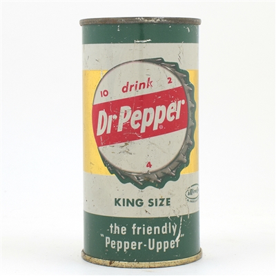 Dr Pepper 10 Ounce Soda Flat Top
