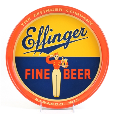 Effinger Beer 1930s Serving Tray SQUEAKY CLEAN