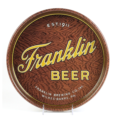 Franklin Beer 1930s Serving Tray