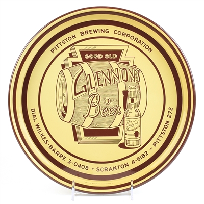 Glennons Beer 1930s Serving Tray