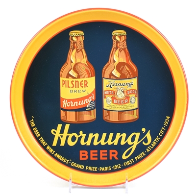 Hornungs Beer 1930s Serving Tray AMAZING CLEAN