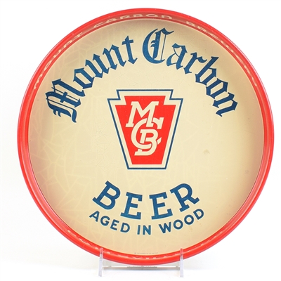 Mount Carbon Beer 1930s Serving Tray