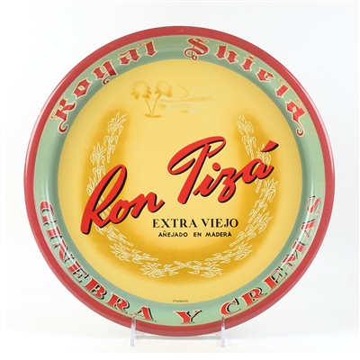 Ron Piza Royal Shield 1930s Non-US Serving Tray