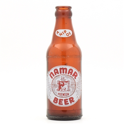 Namar Beer 1940s 7 Ounce ACL Bottle