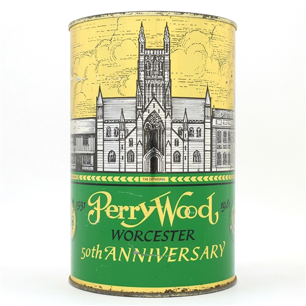 Metal Box Perry Wood Worcester Can Making Commemorative 4 PINT PARTY CAN SCARCE