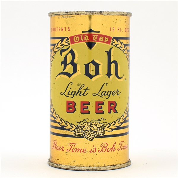 Boh Beer Flat Top RARE THIS CLEAN ACTUAL 40-10