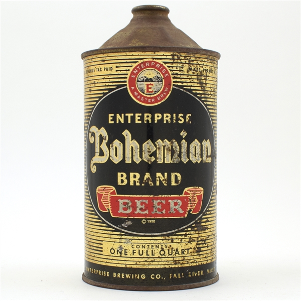 Bohemian Beer Quart Cone Top SCARCE 203-15