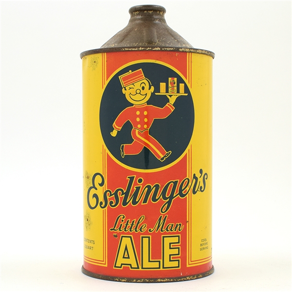 Esslingers Little Man Ale Quart Cone Top 208-9