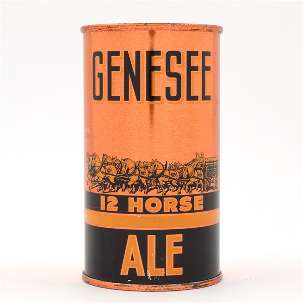 Genesee 12 Horse Ale Instructional Flat Top 68A D CODE 68-17 USBCOI 324