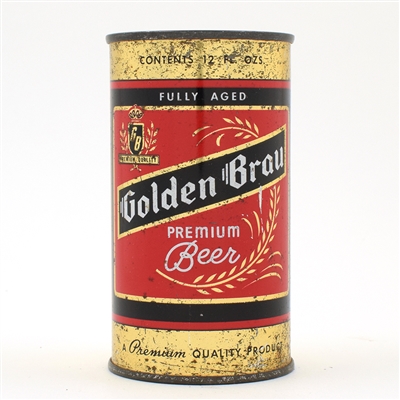 Golden Brau Beer Flat Top GB IN BLACK SHIELD 72-21
