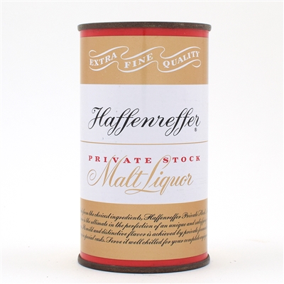 Haffenreffer Malt Liquor Flat Top 78-37