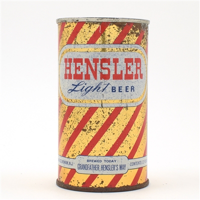 Hensler Beer Flat Top SCARCE IRTP 81-32