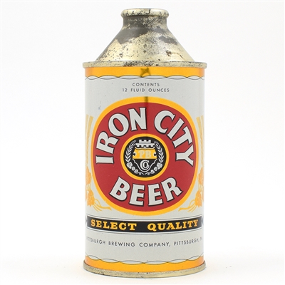 Iron City Beer Cone Top MINTY 170-1
