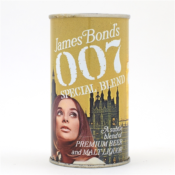 James Bond 007 Malt Liquor Pull Tab Westminster Abbey 82-29