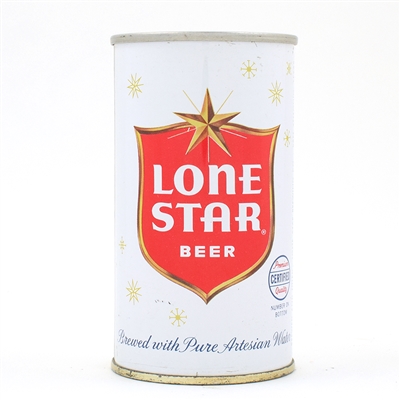 Lone Star Beer Easy Open Aluminum Flat Top 92-15