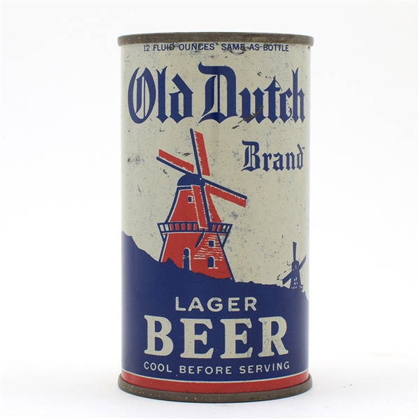 Old Dutch Beer Instructional Flat Top GRAY SCARCE 105-34 USBCOI 601