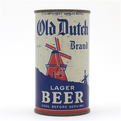 Old Dutch Beer Instructional Flat Top GRAY SCARCE 105-34 USBCOI 601