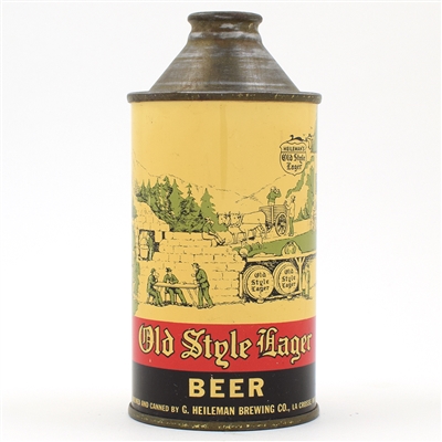 Old Style Beer Cone Top 177-17