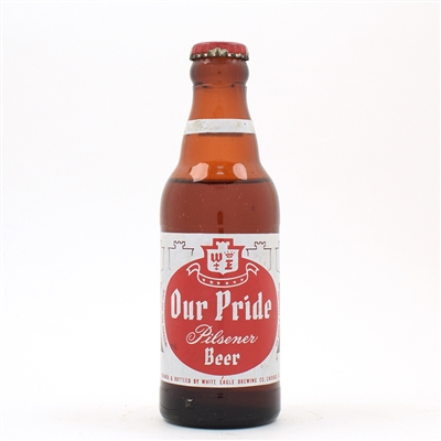 Our Pride Beer 7 Ounce 2-color ACL Bottle RARE