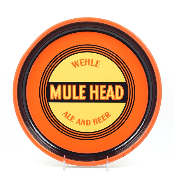 Wehle Mule Head Ale-Beer 1930s Serving Tray