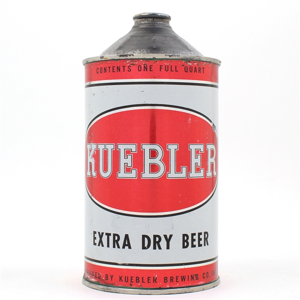 Kuebler Beer Quart Cone Top SCARCE CLEAN LIKELY BEST 214-7