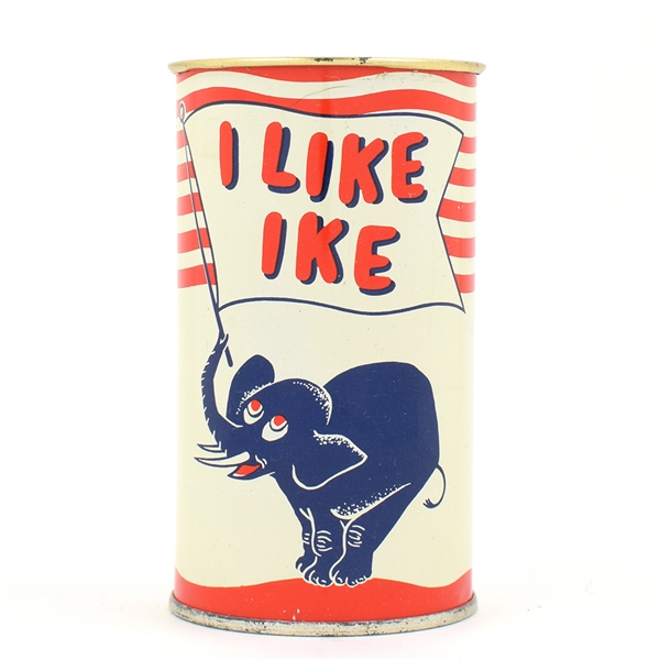 Ballantine Beer I LIKE IKE Commemorative Flat Top Drinking Cup UNLISTED