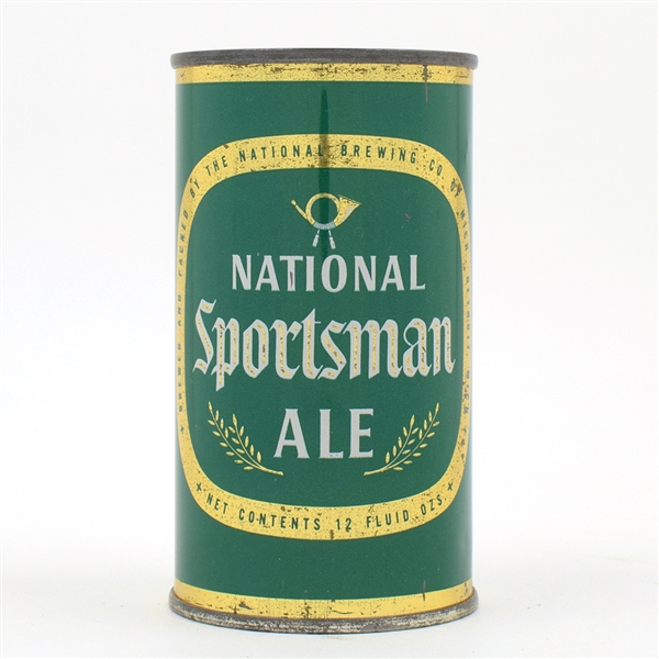 National Sportsman Ale Flat Top RARE THIS CLEAN ACTUAL 102-21
