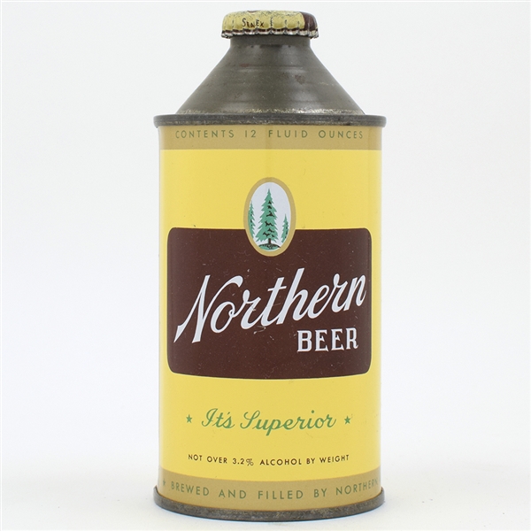 Northern Beer Cone Top ALCOHOL STATEMENT ON FRONT 175-21