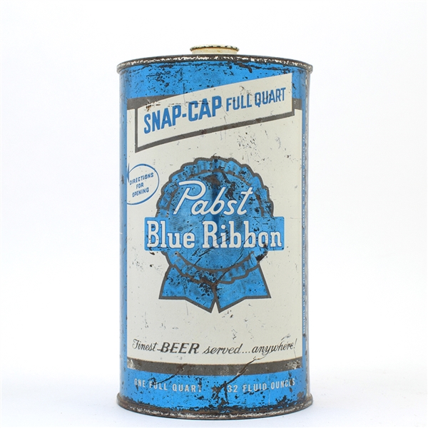 Pabst Blue Ribbon Beer Quart Snap Cap MILWAUKEE 217-5