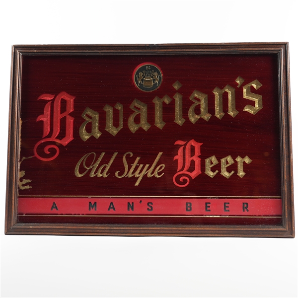 Bavarian Old Style MANS Beer ROG Sign