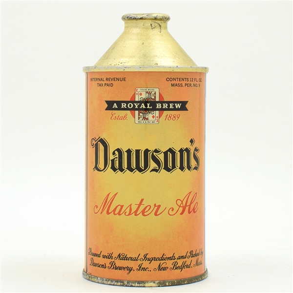 Dawsons Master Cone Top VERY CRISP 159-29