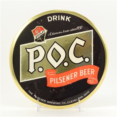 POC Beer 1940s Button Sign