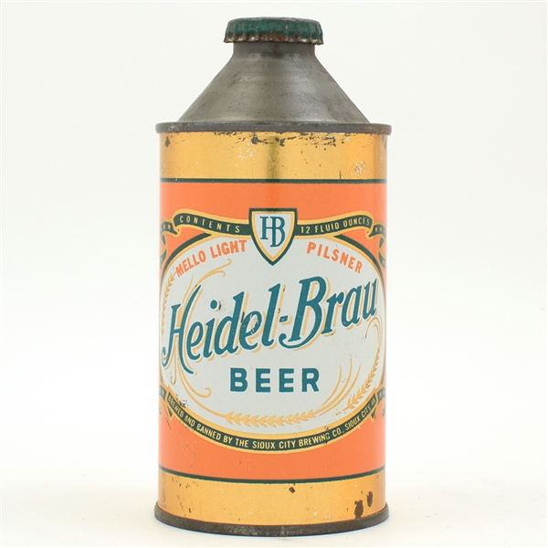 Heidel-Brau Beer Cone Top DNCMT 4 PERCENT NON-IRTP 168-25