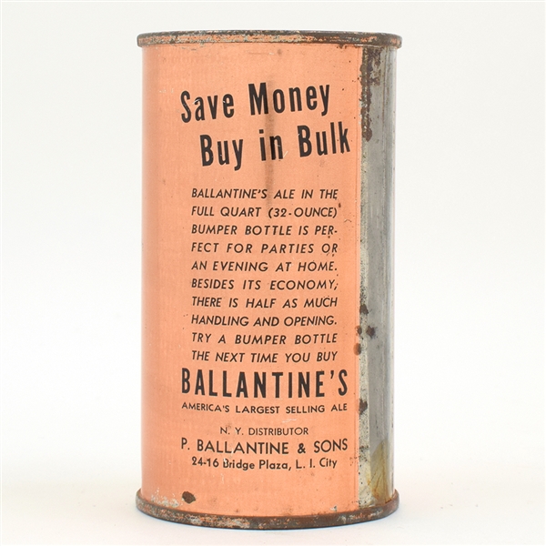 Ballantines Ale Flat Top BUY IN BULK 33-10
