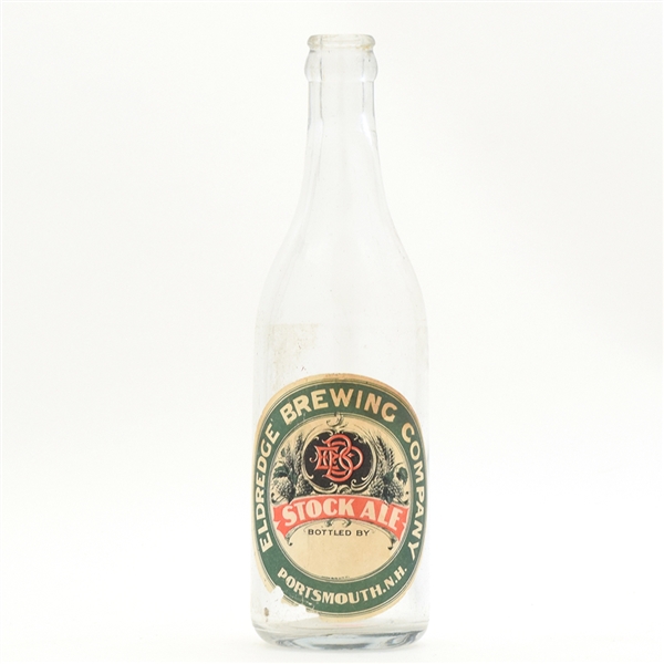 Eldredge Brewing Co Stock Ale Pre-Prohibition Bottle